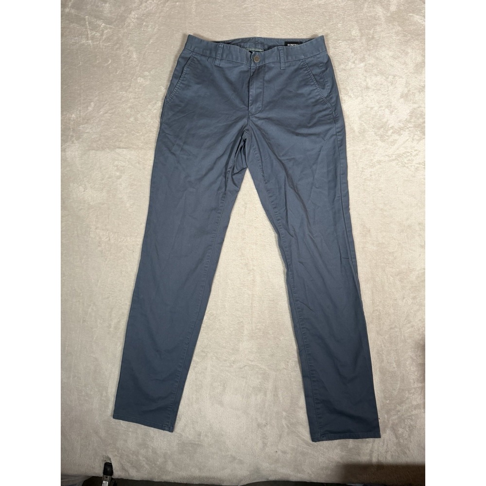 BONOBOS MENS MONDAY Slim NAVY BLUE WEEKDAY WARRIOR CHINOS DRESS PANTS SIZE 31x34